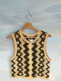 Veste en coton SANDRO S beige / vert