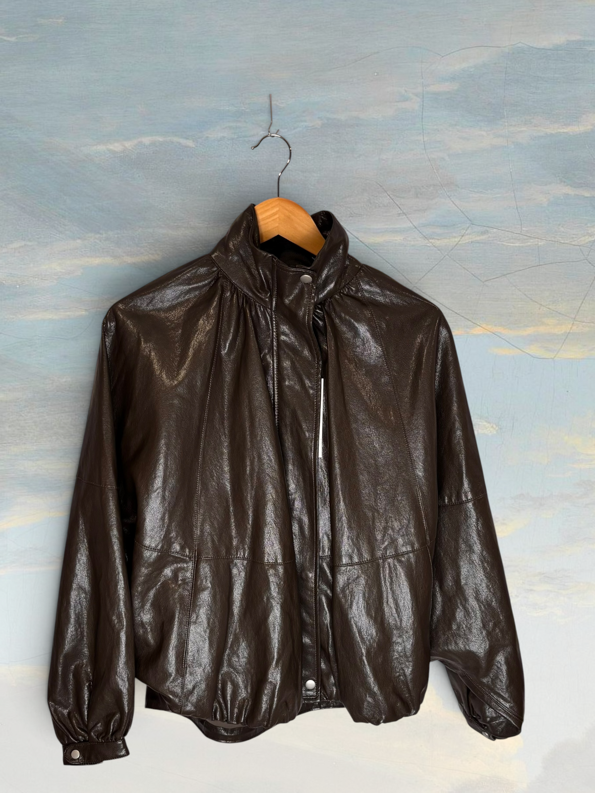 Blouson ZARA S marron NEUF: 79.95e