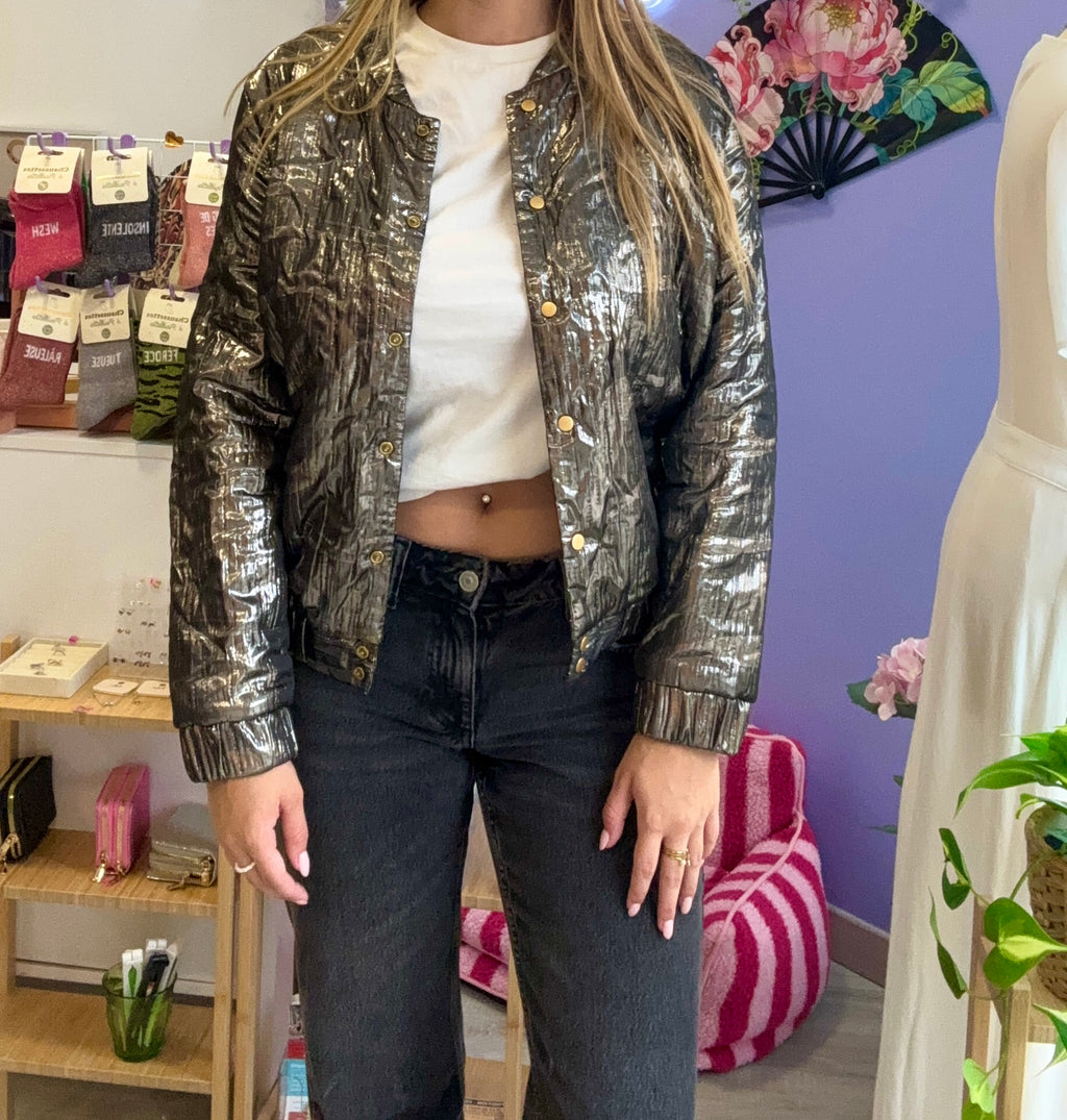 Veste SONGE S gris BRILLANT