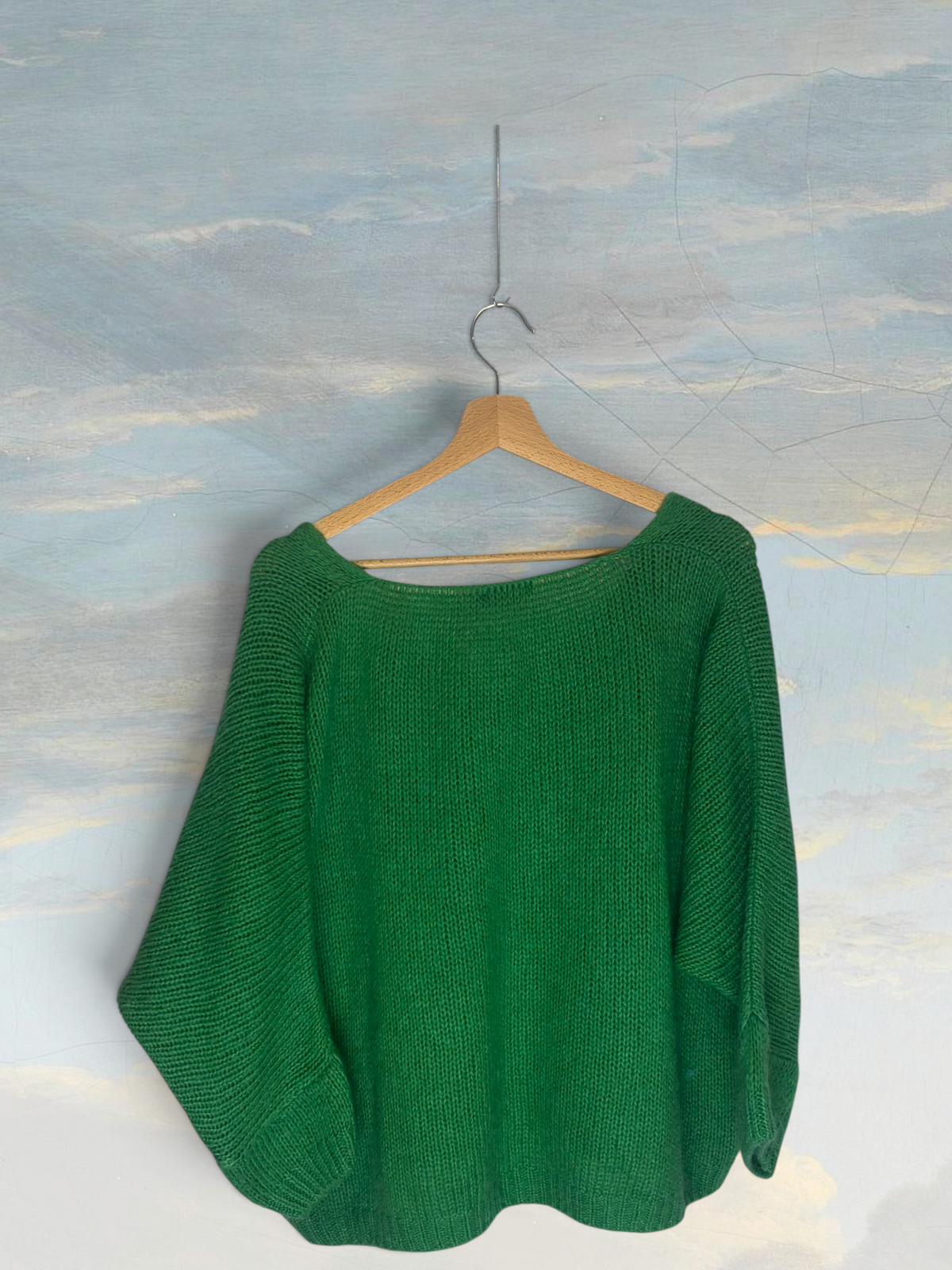 Pull en laine LACOMY TU vert