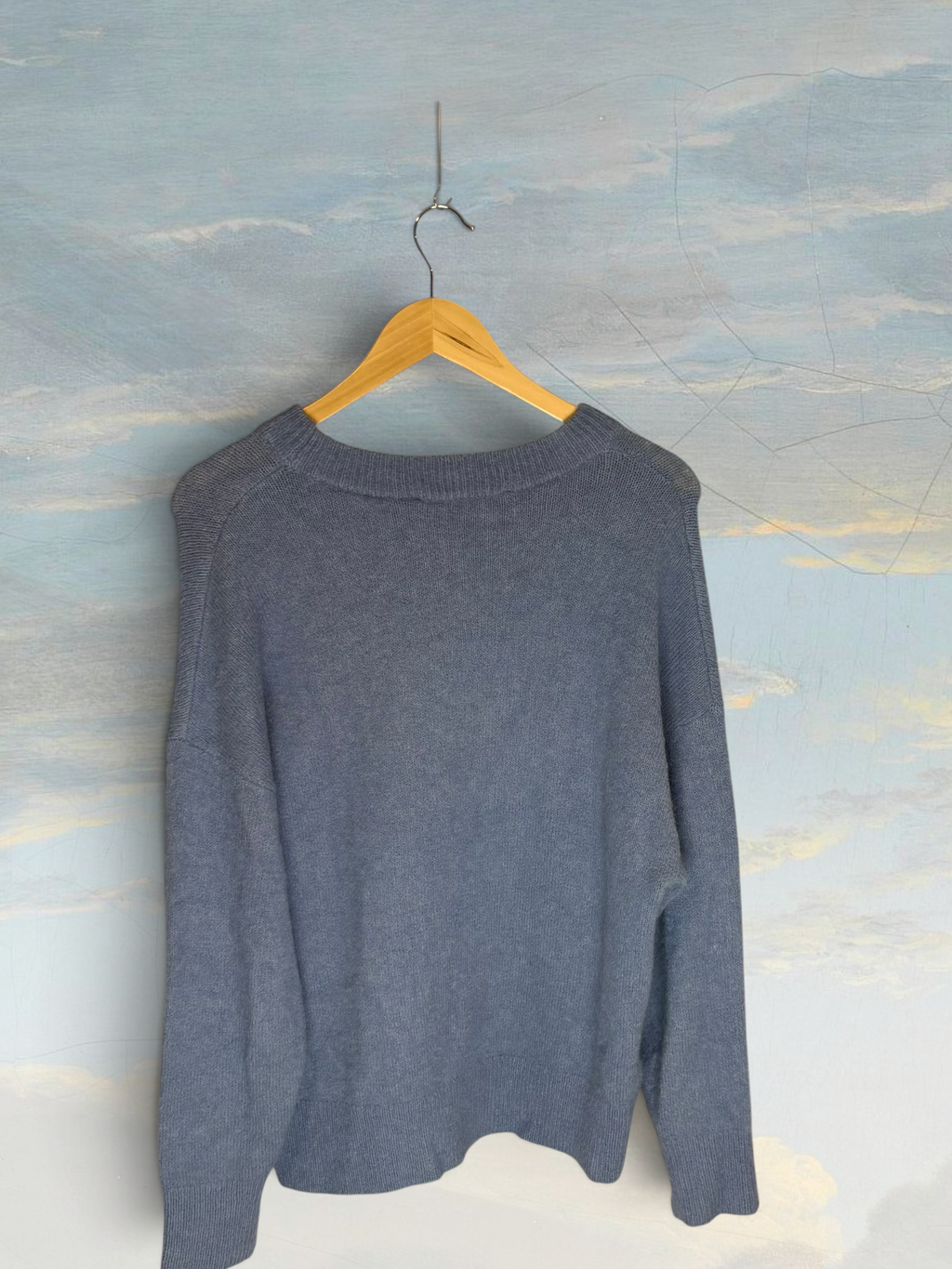 Pull en laine COMPTOIR DES COTONNIERS L bleu