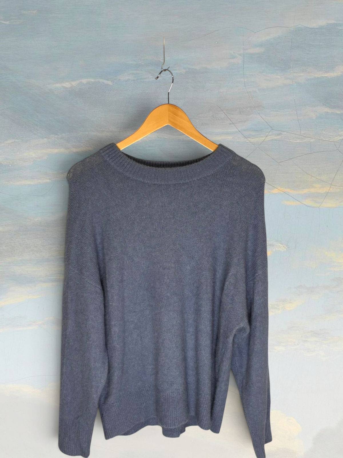 Pull en laine COMPTOIR DES COTONNIERS L bleu