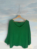 Pull en laine LACOMY TU vert
