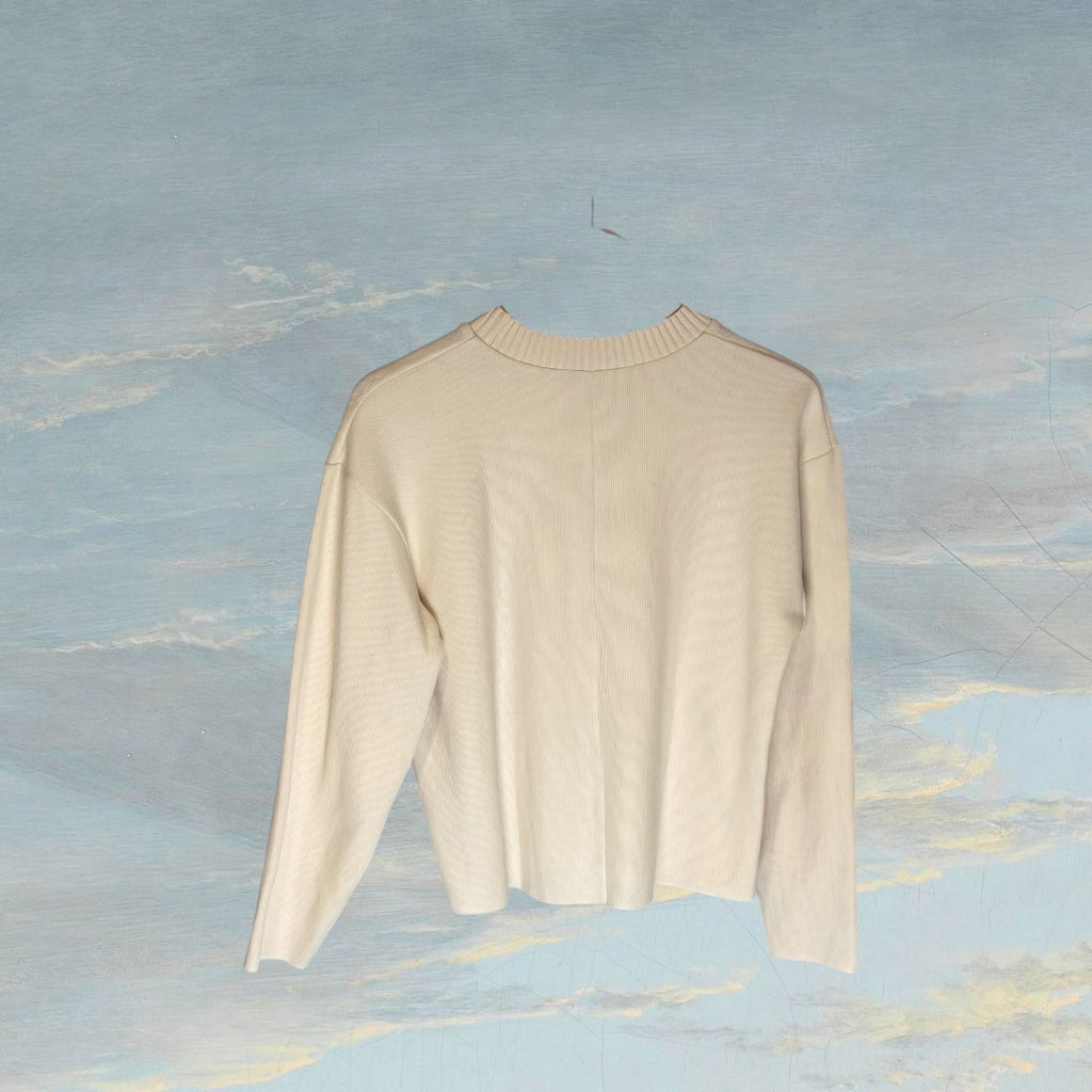 Pull ZARA S blanc