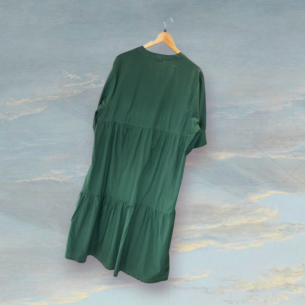 Robe MONOPRIX T46 bleu / vert