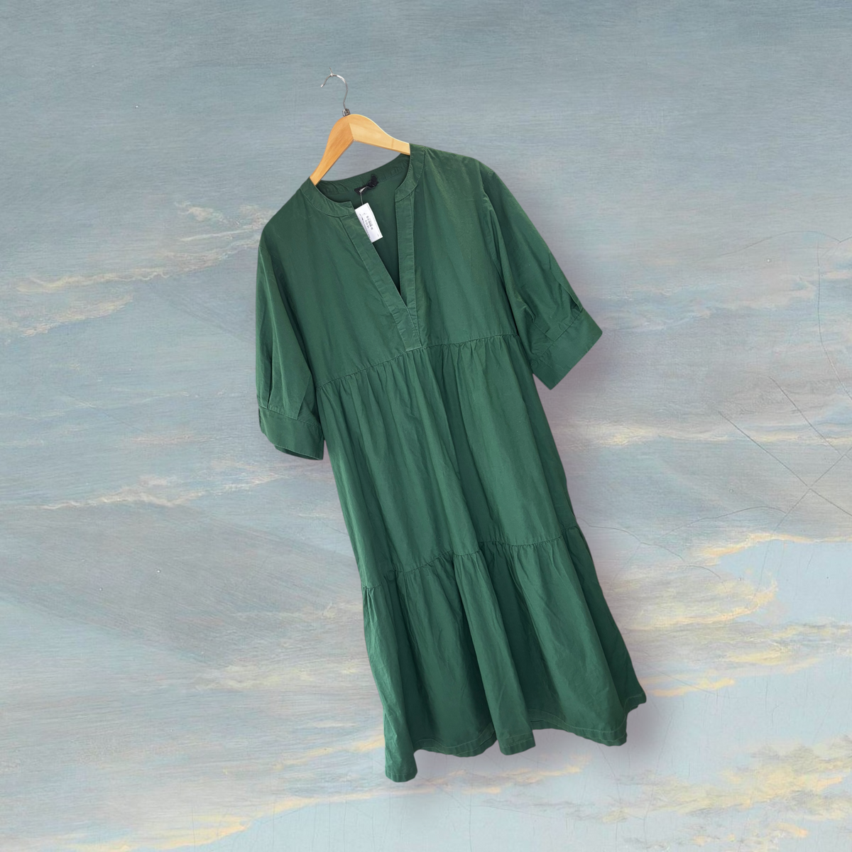 Robe MONOPRIX T46 bleu / vert