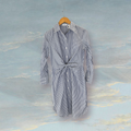Robe à rayures MANGO M marine / blanc