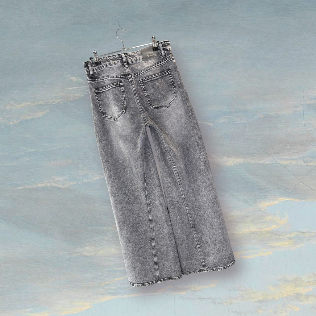 Jean QUEEN HEARTS T36 gris large