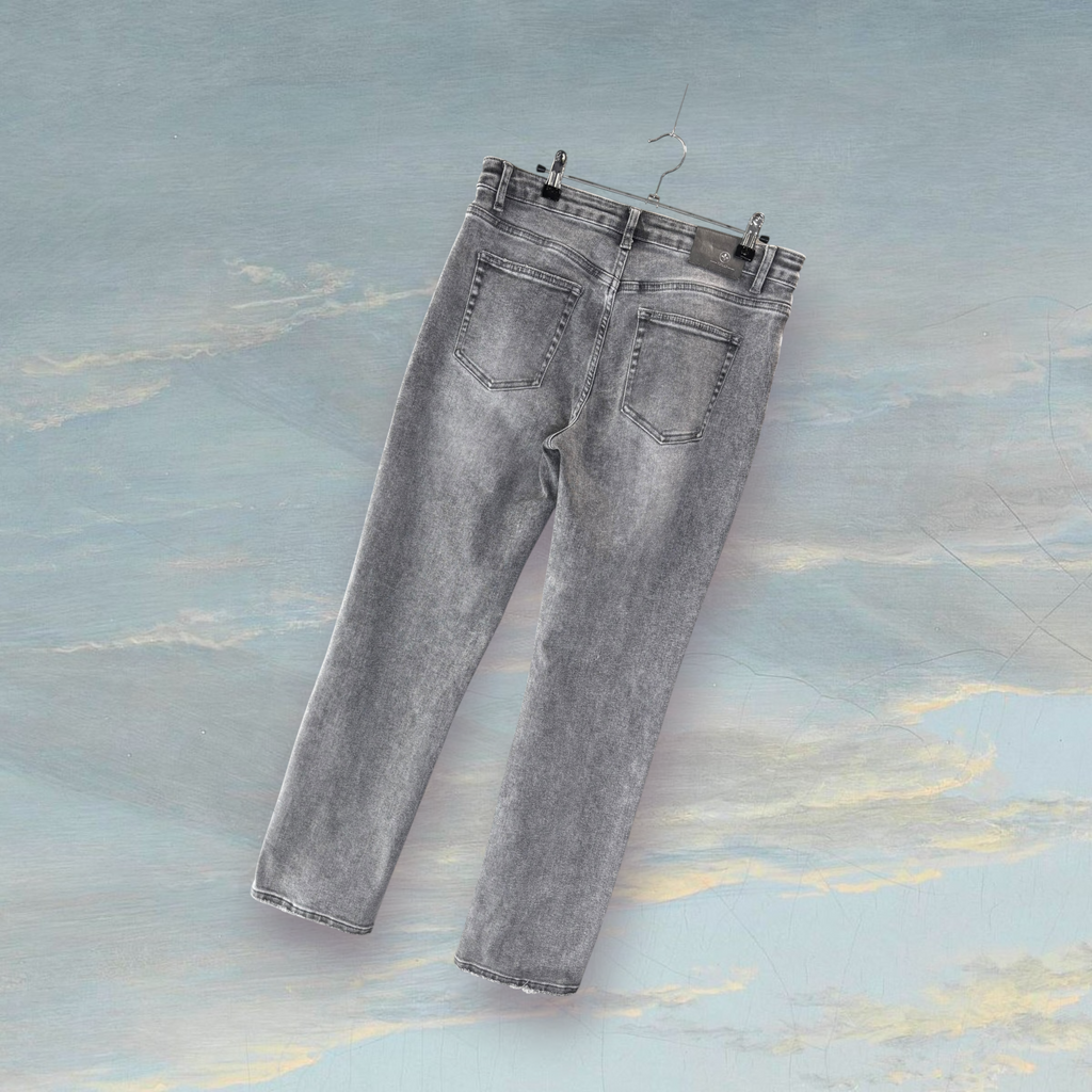 Jean en denim TOXIK3 XL gris