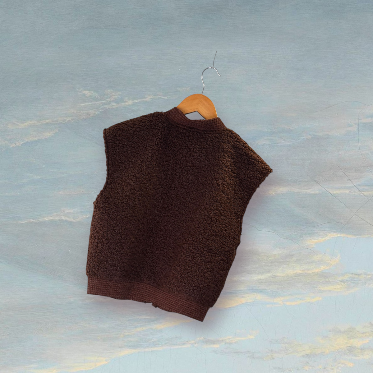 Veste SANS MANCHE M marron
