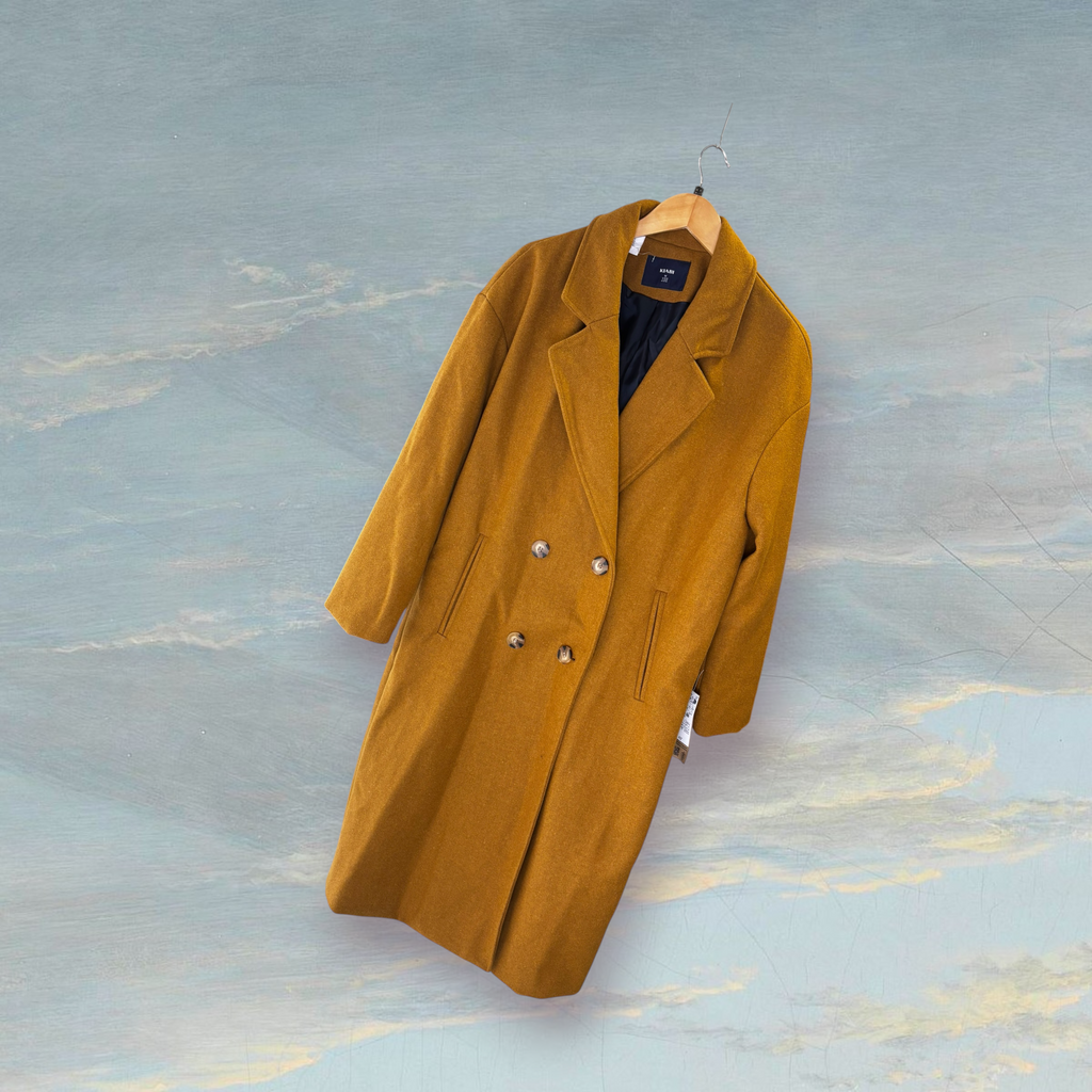 Manteau laine KIABI M jaune
