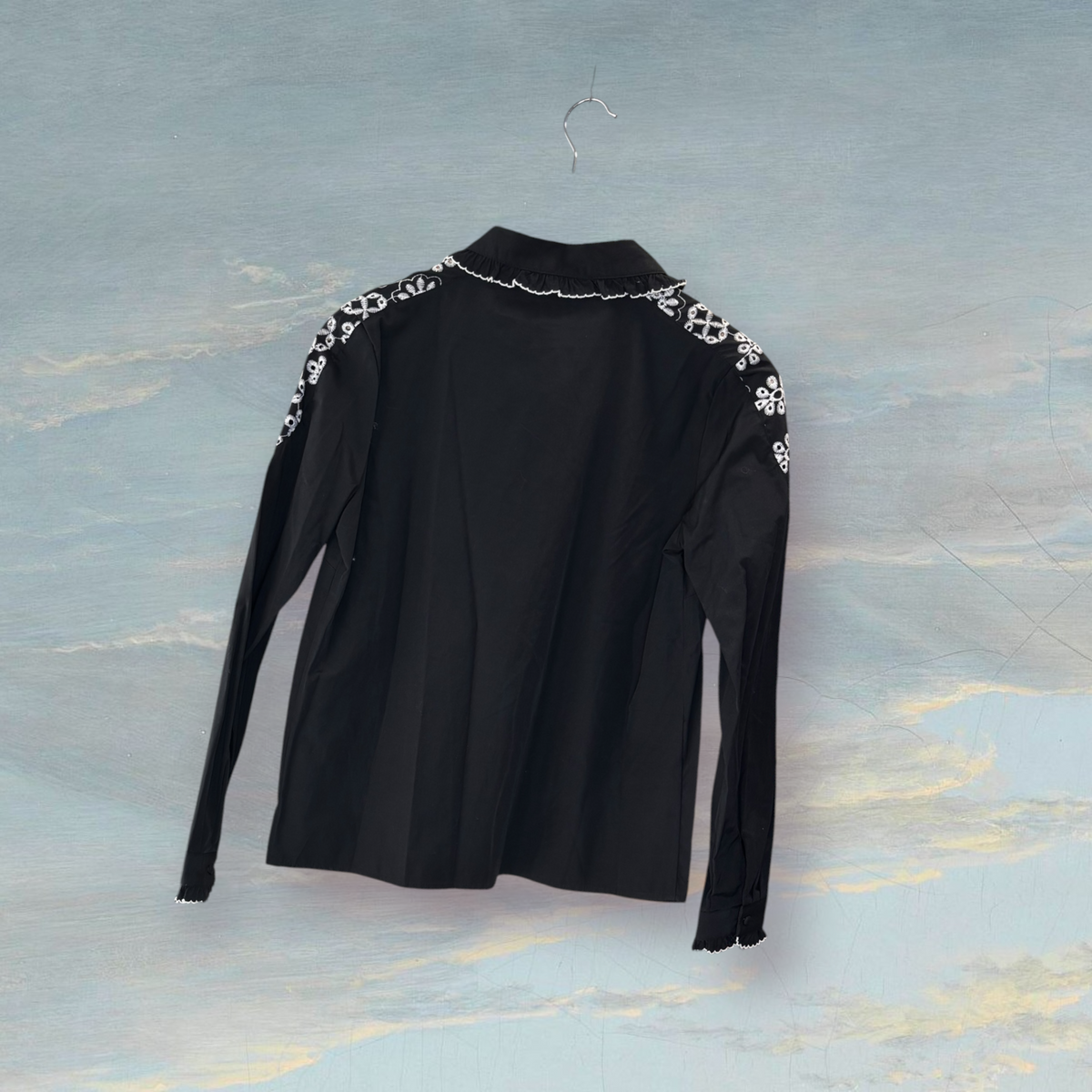 Chemise NAF NAF T38 noir / blanc
