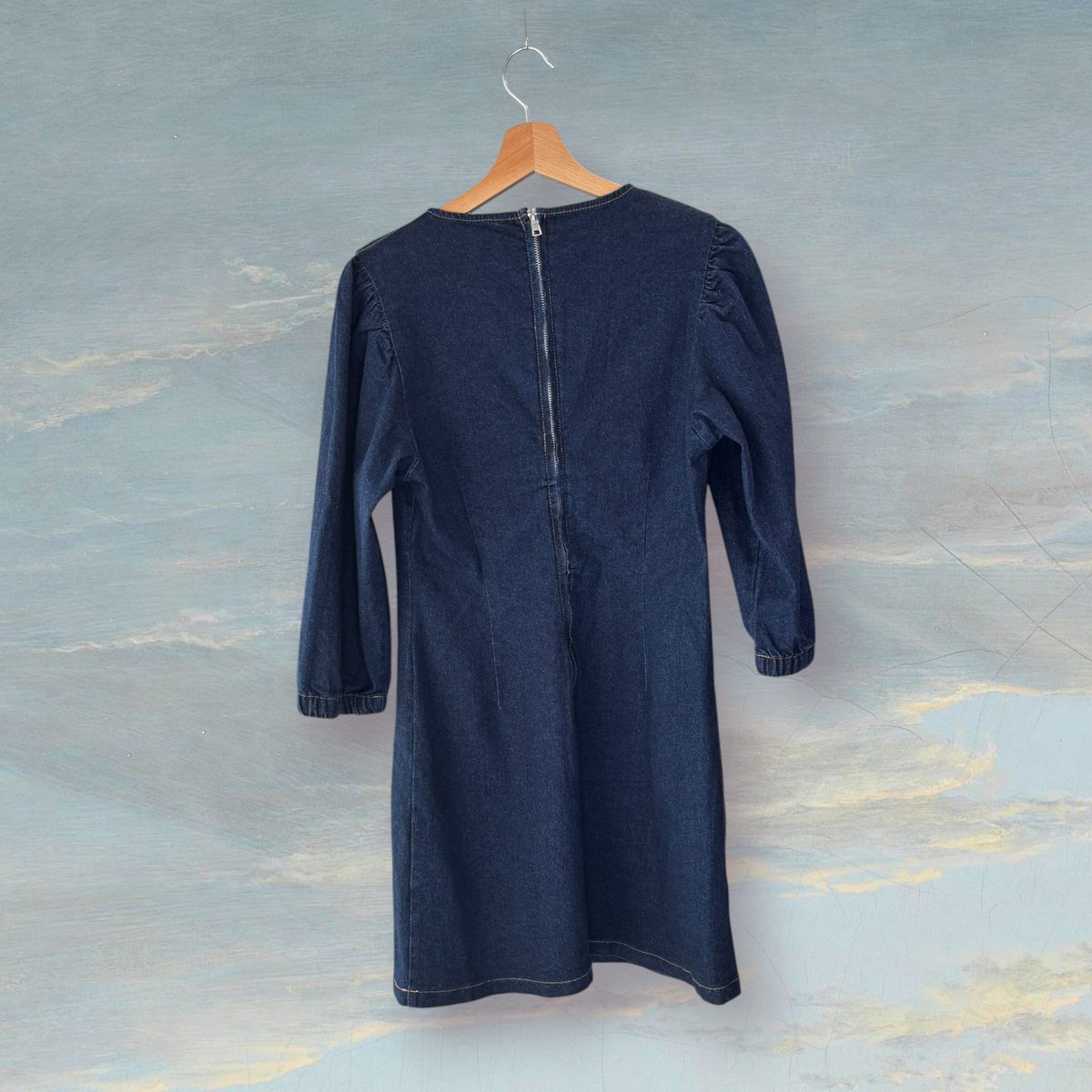 J Robe en denim STRADIVARIUS L bleu