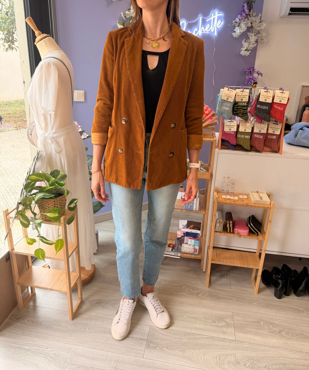 Blazer OPULLENCE M camel