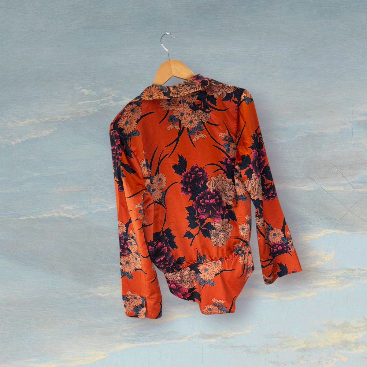 Body à fleurs ZARA L orange