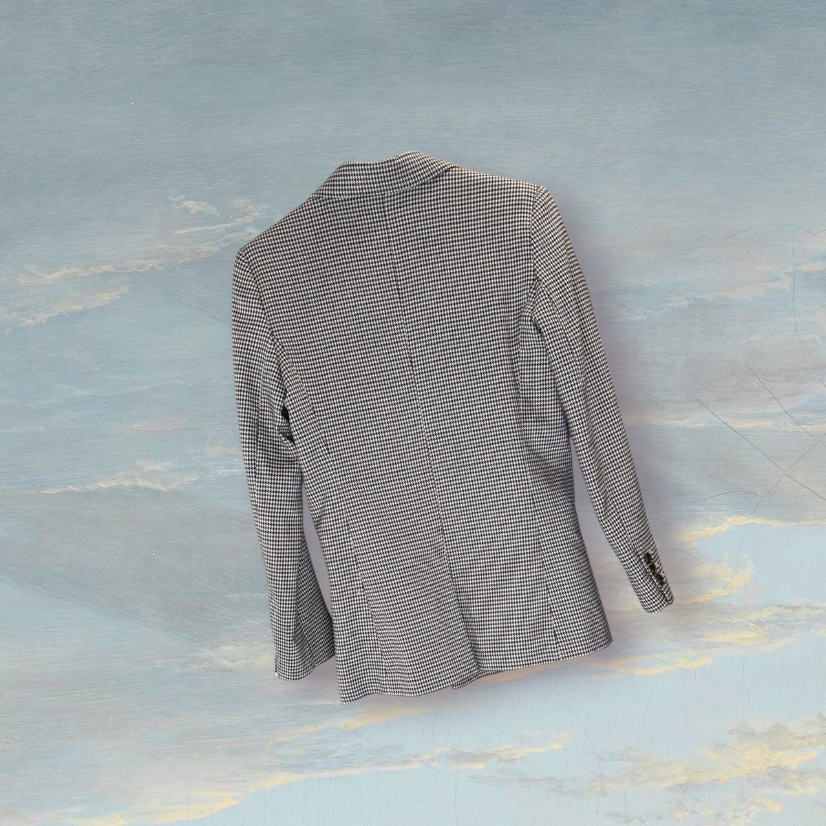 Blazer pied-de-poule MNG XS beige / noir / marron